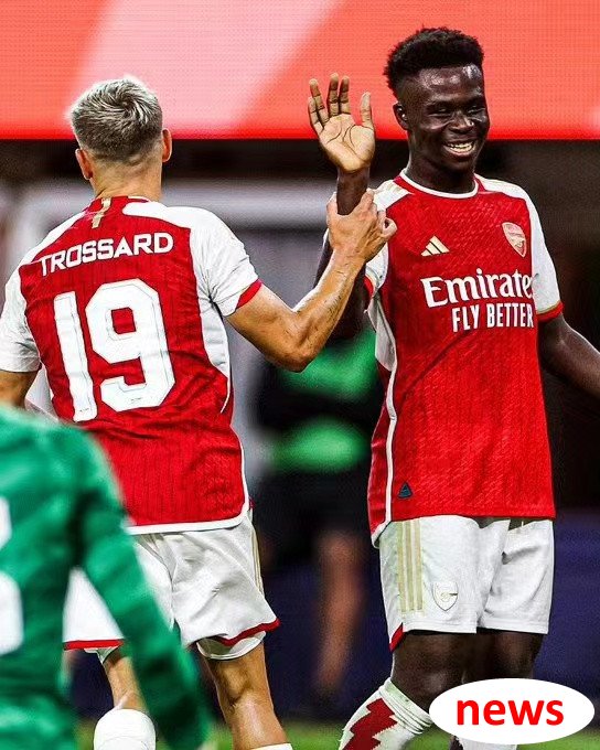Trosad ghi được 7 bàn thắng cho Arsenal, tất cả các hỗ trợ từ Saka